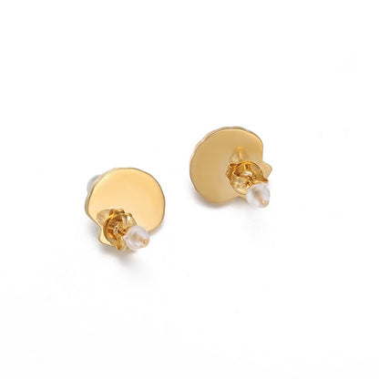 18K Gold Plated Shell Earrings