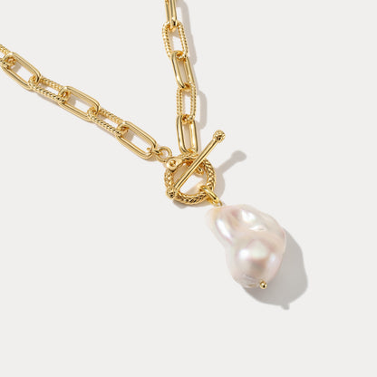 Baroque Pearl Pendant Necklace