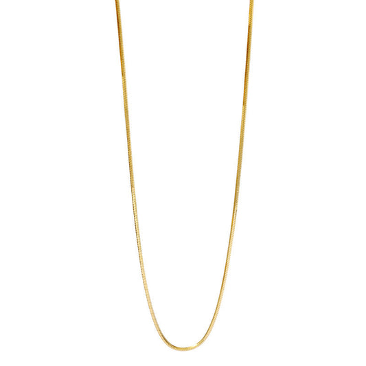 18K Gold-plated Sterling Silver Octagonal Snake Chain Necklace