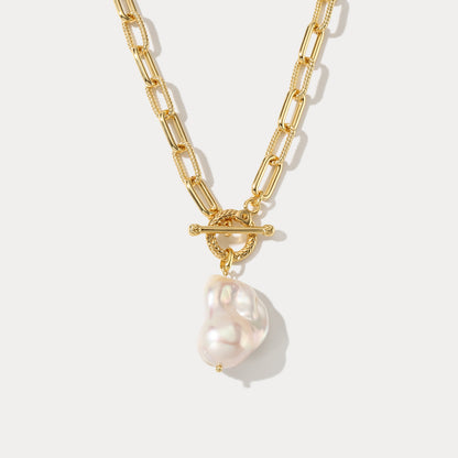 Baroque Pearl Pendant Necklace